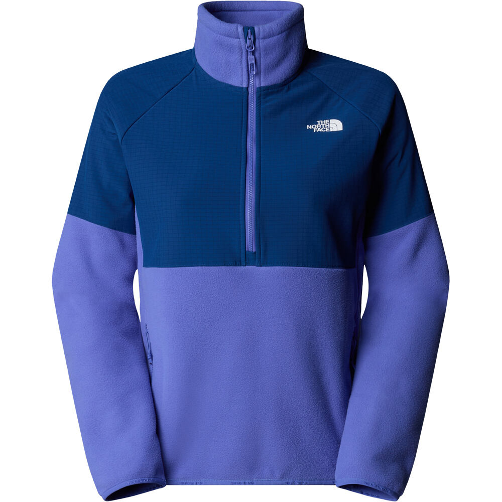 The North Face forro polar mujer W GLACIER HEAVYWEIGHT 1/2 ZIP JACKET vista frontal