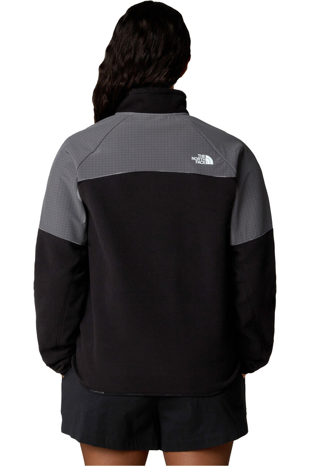 The North Face forro polar mujer W GLACIER HEAVYWEIGHT 1/2 ZIP JACKET vista trasera