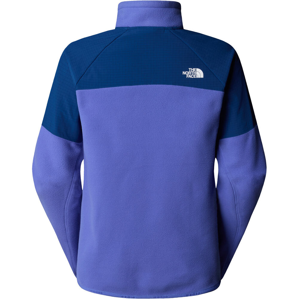 The North Face forro polar mujer W GLACIER HEAVYWEIGHT 1/2 ZIP JACKET vista trasera