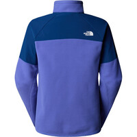 The North Face forro polar mujer W GLACIER HEAVYWEIGHT 1/2 ZIP JACKET vista trasera