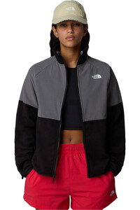 The North Face forro polar mujer W GLACIER HEAVYWEIGHT FULL ZIP JACKET vista detalle