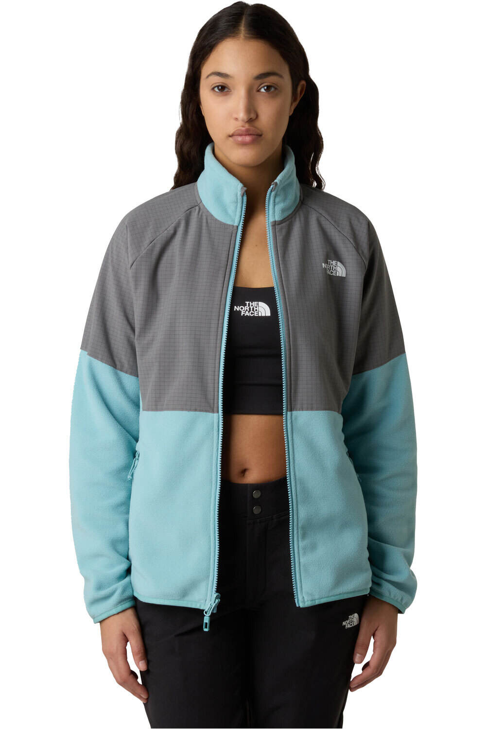 The North Face forro polar mujer W GLACIER HEAVYWEIGHT FULL ZIP JACKET vista detalle