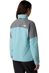 The North Face forro polar mujer W GLACIER HEAVYWEIGHT FULL ZIP JACKET vista trasera