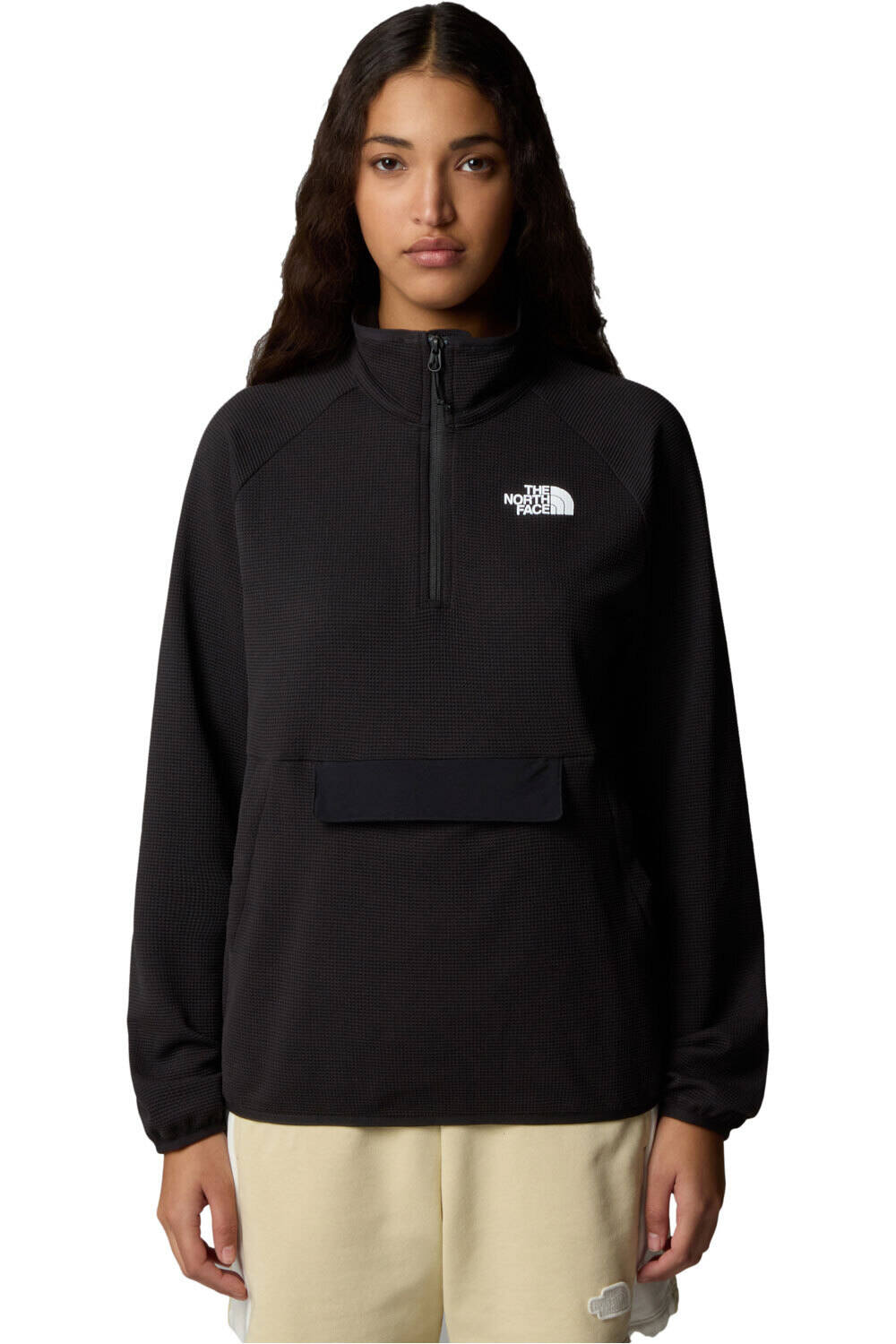 The North Face forro polar mujer W KECHA PACKABLE ANORAK vista frontal