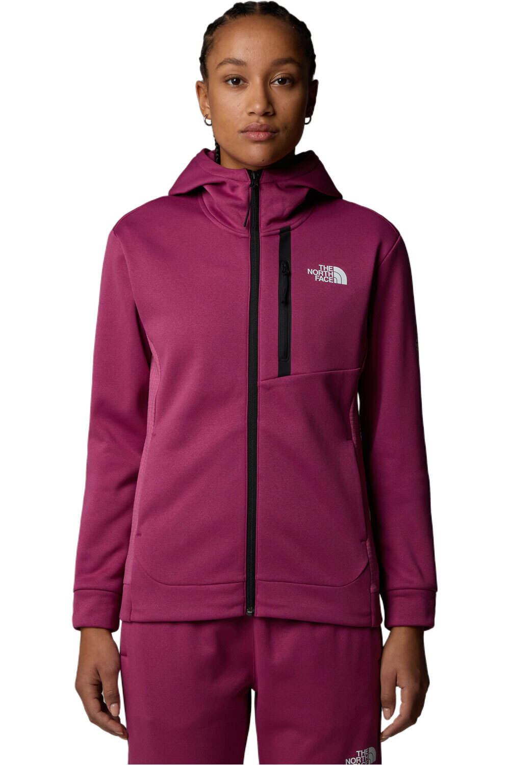 The North Face forro polar mujer W MA FZ FLEECE vista frontal