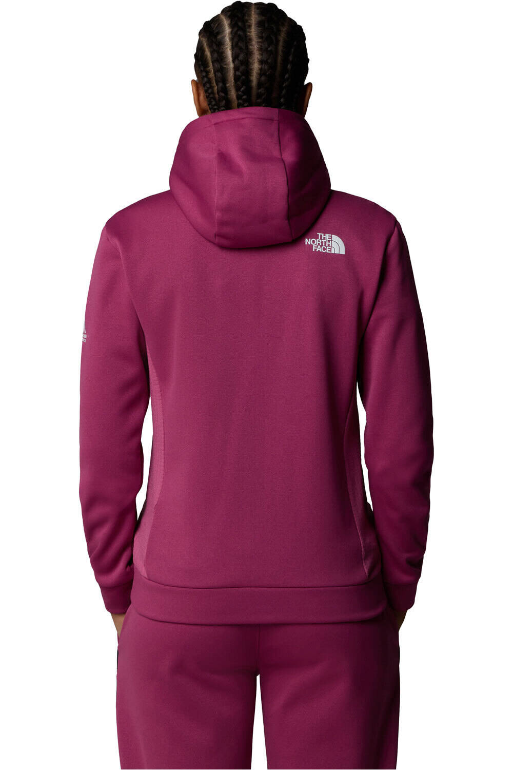 The North Face forro polar mujer W MA FZ FLEECE vista trasera