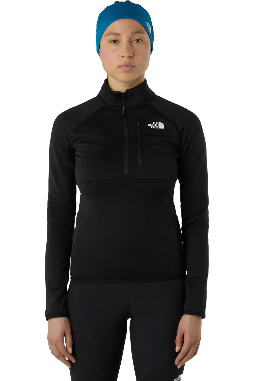 The North Face forro polar mujer W METEORA 1/4 ZIP FLEECE vista frontal