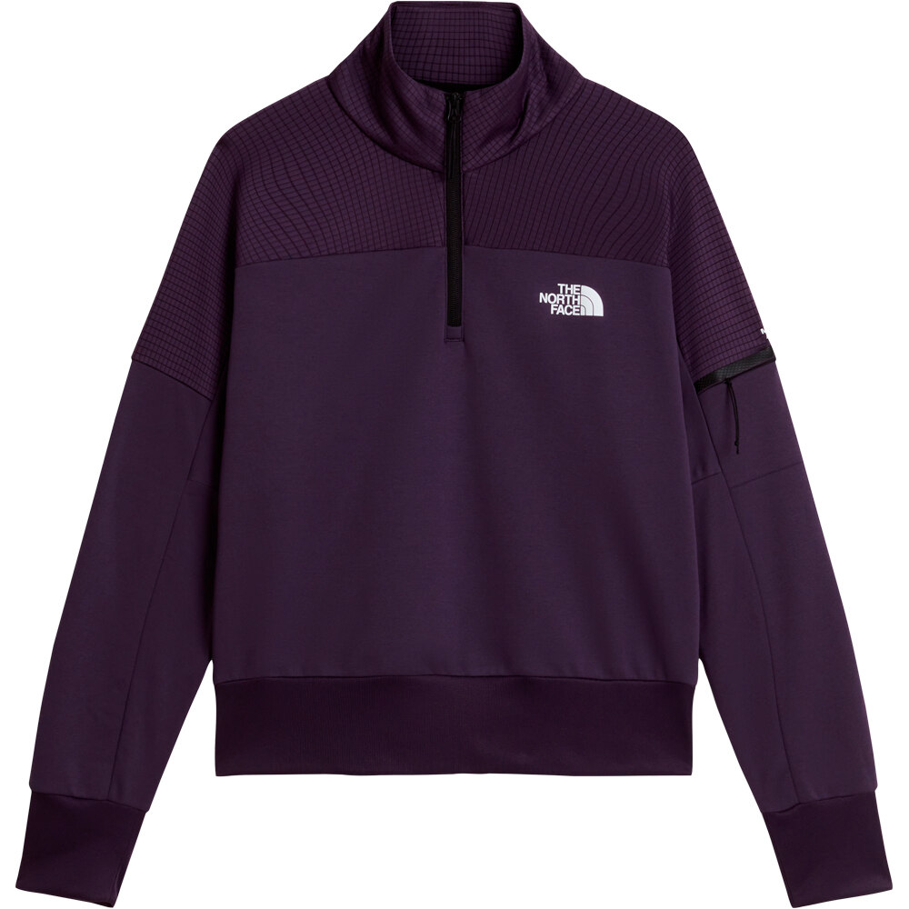 The North Face forro polar mujer W MOUNTAIN ATHLETICS 1/4 ZIP FLEECE 2.0 vista detalle