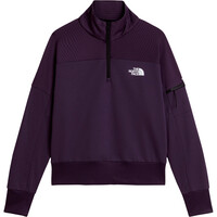 The North Face forro polar mujer W MOUNTAIN ATHLETICS 1/4 ZIP FLEECE 2.0 vista detalle