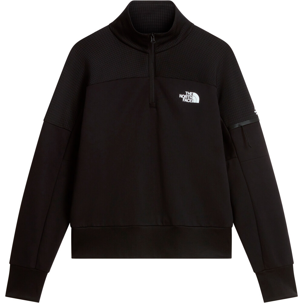 The North Face forro polar mujer W MOUNTAIN ATHLETICS 1/4 ZIP FLEECE 2.0 vista detalle