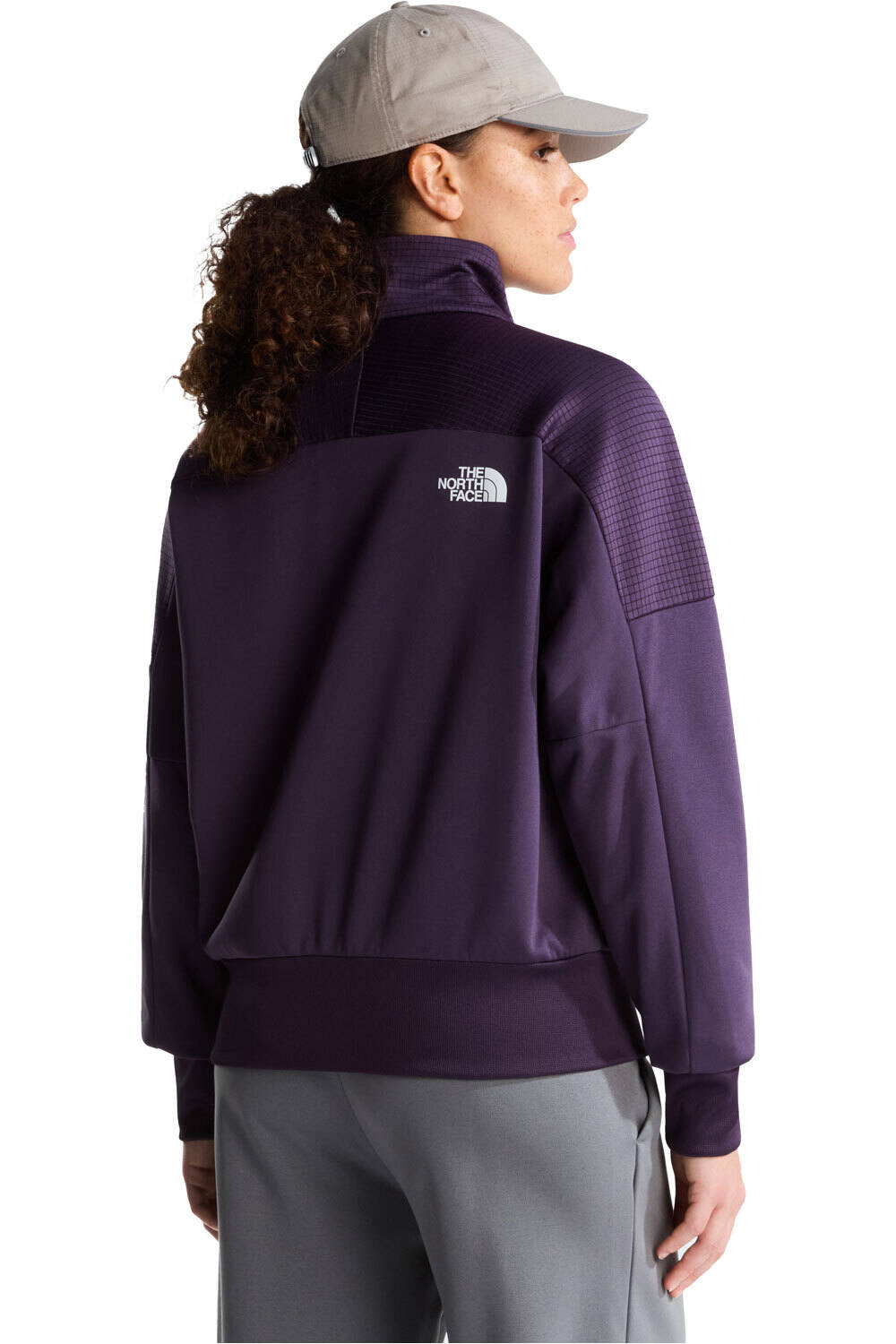 The North Face forro polar mujer W MOUNTAIN ATHLETICS 1/4 ZIP FLEECE 2.0 vista trasera