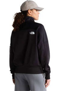 The North Face forro polar mujer W MOUNTAIN ATHLETICS 1/4 ZIP FLEECE 2.0 vista trasera