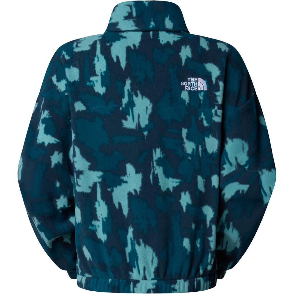 The North Face forro polar mujer W MOUNTAIN ATHLETICS FLEECE 1/4 ZIP-PRIN vista trasera