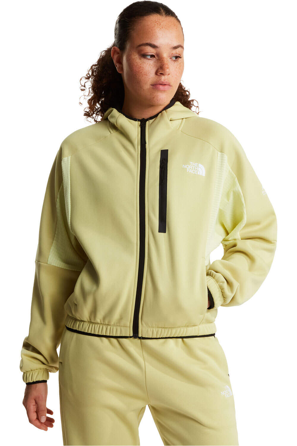 The North Face forro polar mujer W MOUNTAIN ATHLETICS FLEECE FULL ZIP JAC vista frontal