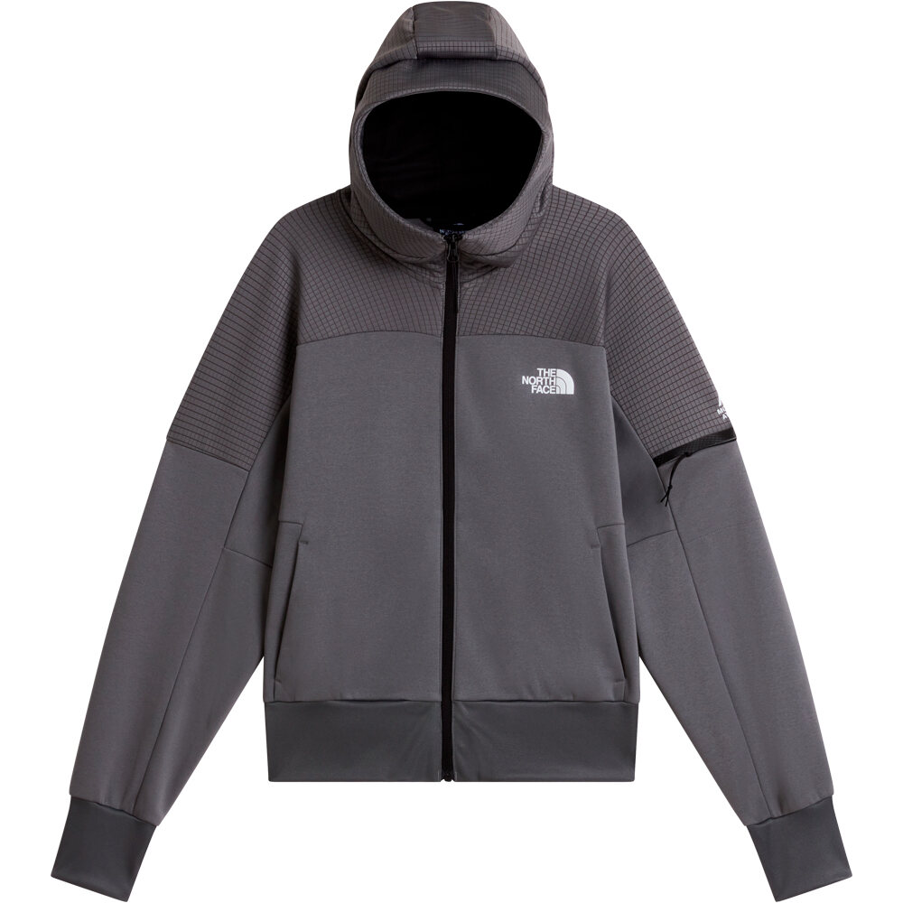 The North Face forro polar mujer W MOUNTAIN ATHLETICS FULL ZIP FLEECE 2.0 vista detalle