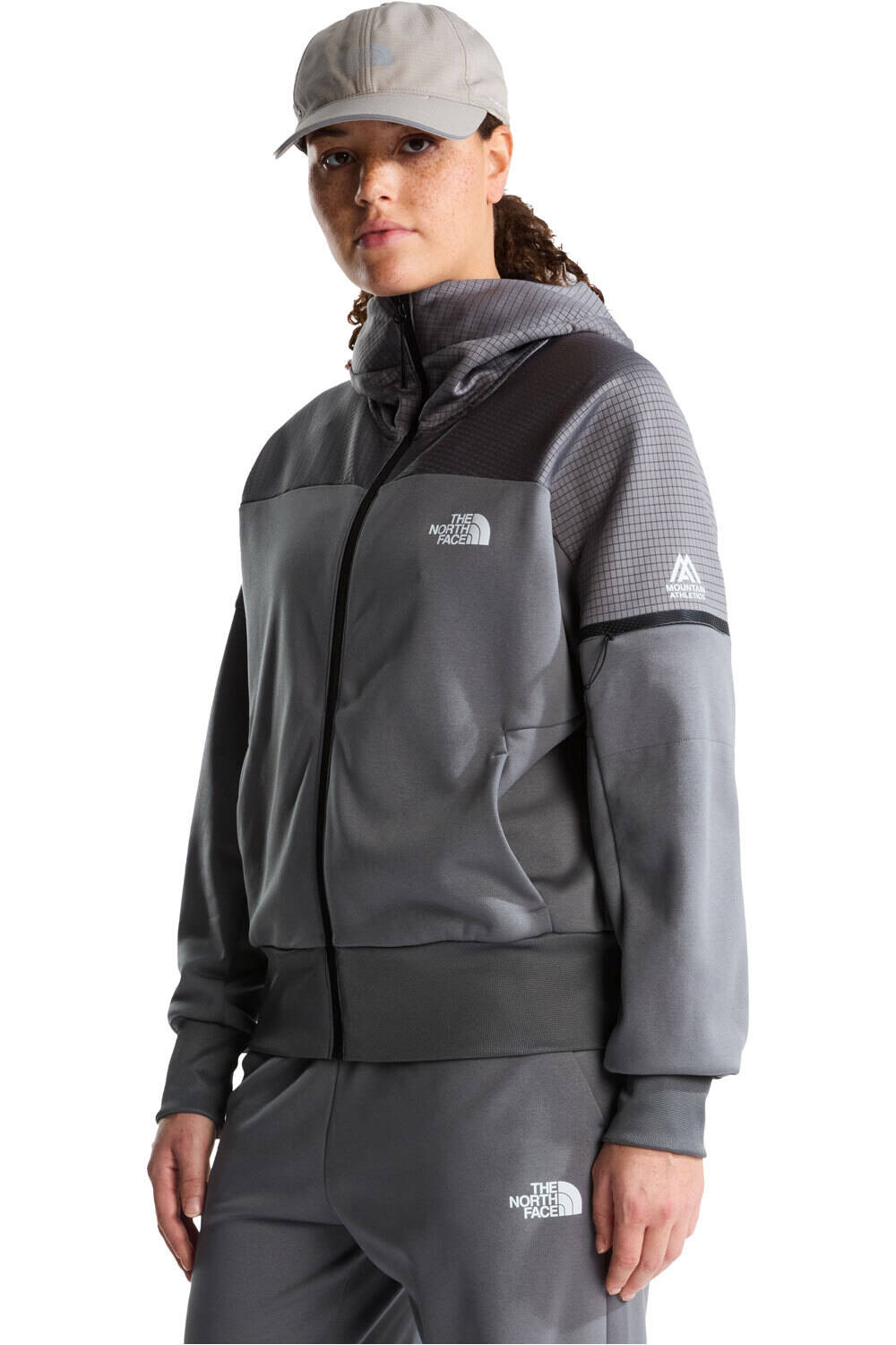 The North Face forro polar mujer W MOUNTAIN ATHLETICS FULL ZIP FLEECE 2.0 vista frontal