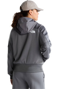 The North Face forro polar mujer W MOUNTAIN ATHLETICS FULL ZIP FLEECE 2.0 vista trasera