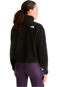The North Face forro polar mujer W NOVELTY LOGO GLACIER 1/4 ZIP vista trasera