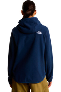 The North Face forro polar mujer W OXARA HOODED FLEECE vista trasera