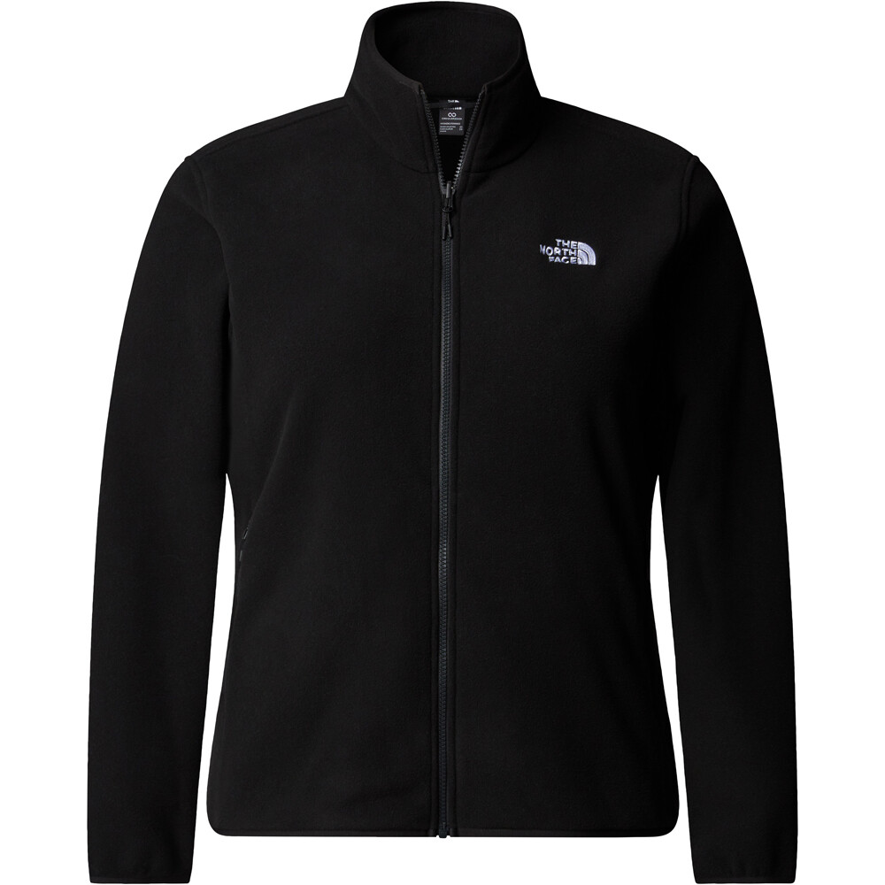 The North Face forro polar mujer W PLUS GLACIER FLEECE JACKET 03