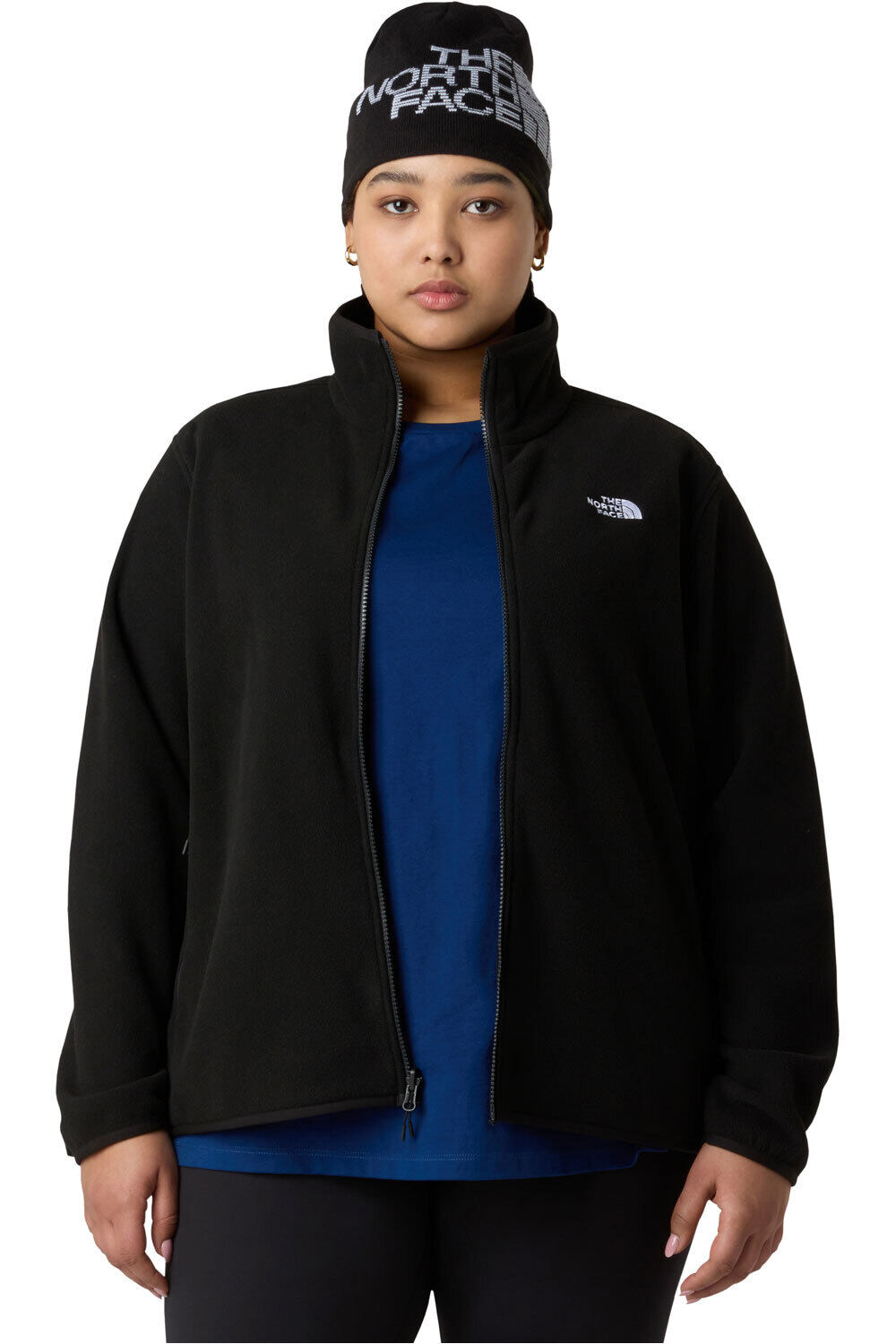 The North Face forro polar mujer W PLUS GLACIER FLEECE JACKET vista detalle
