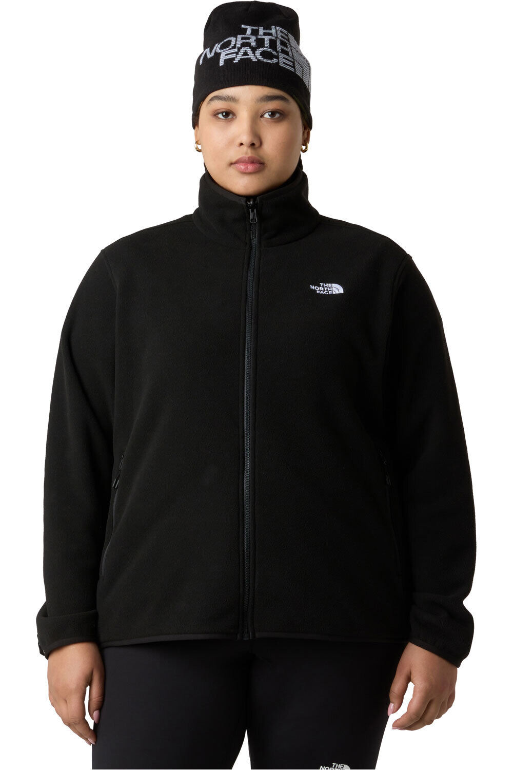 The North Face forro polar mujer W PLUS GLACIER FLEECE JACKET vista frontal