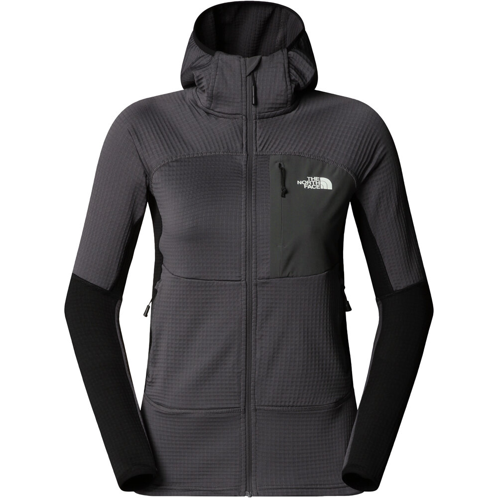 The North Face forro polar mujer W POLARTEC POWERGRID STORMGAP HOODIE 03