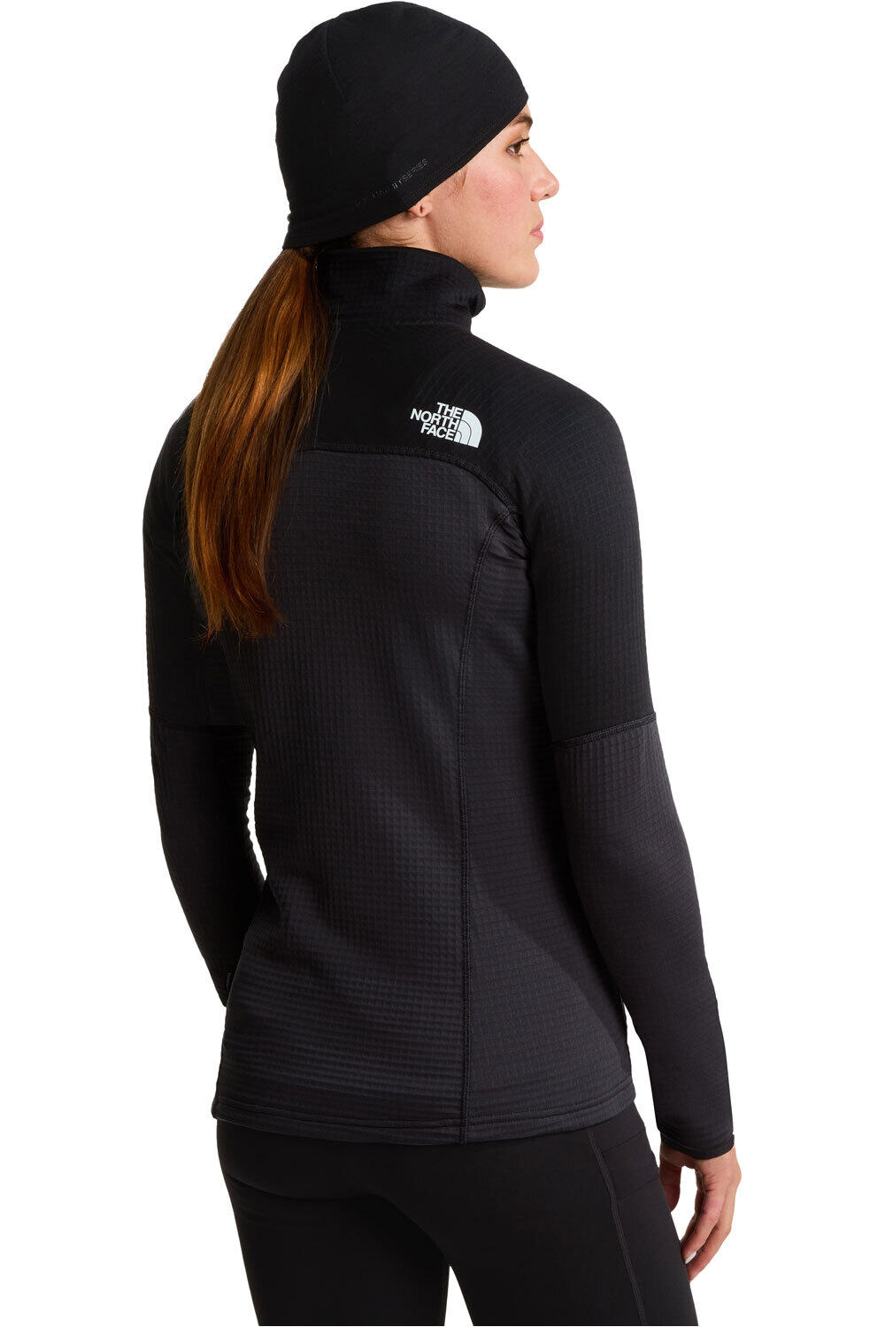 The North Face forro polar mujer W POLARTEC POWERGRID STORMGAP JACKET vista trasera