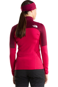 The North Face forro polar mujer W POLARTEC POWERGRID STORMGAP JACKET vista trasera