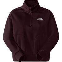 The North Face forro polar mujer W REAXION FLEECE 1/4 ZIP vista frontal