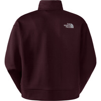 The North Face forro polar mujer W REAXION FLEECE 1/4 ZIP vista trasera