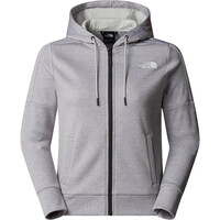The North Face forro polar mujer W REAXION FLEECE F/Z HOODIE 03