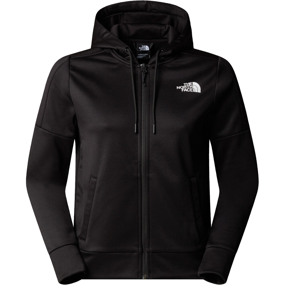 The North Face forro polar mujer W REAXION FLEECE F/Z HOODIE 03