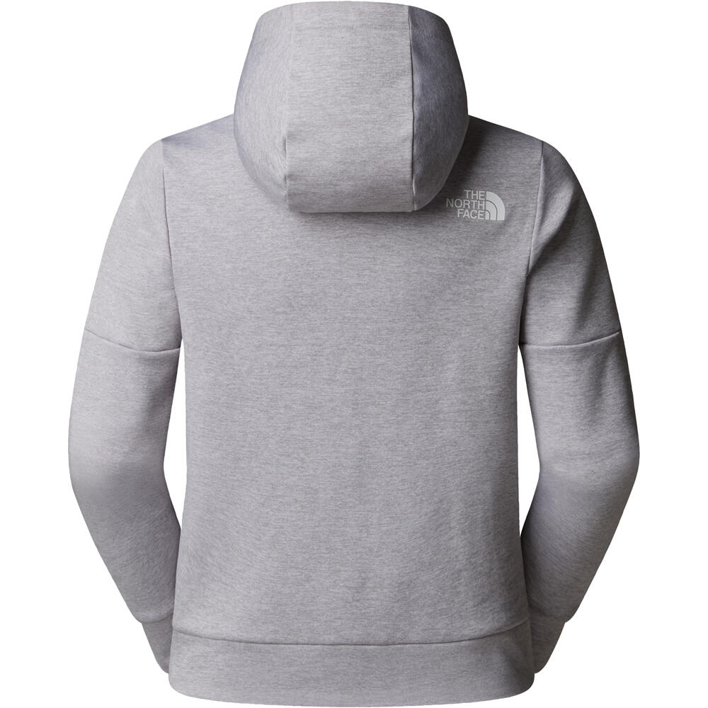 The North Face forro polar mujer W REAXION FLEECE F/Z HOODIE 04