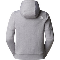 The North Face forro polar mujer W REAXION FLEECE F/Z HOODIE 04
