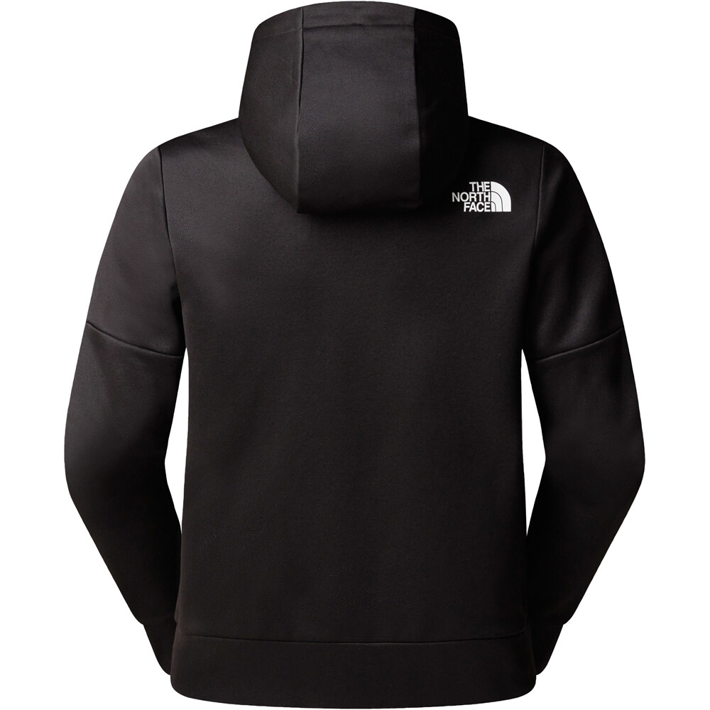 The North Face forro polar mujer W REAXION FLEECE F/Z HOODIE 04