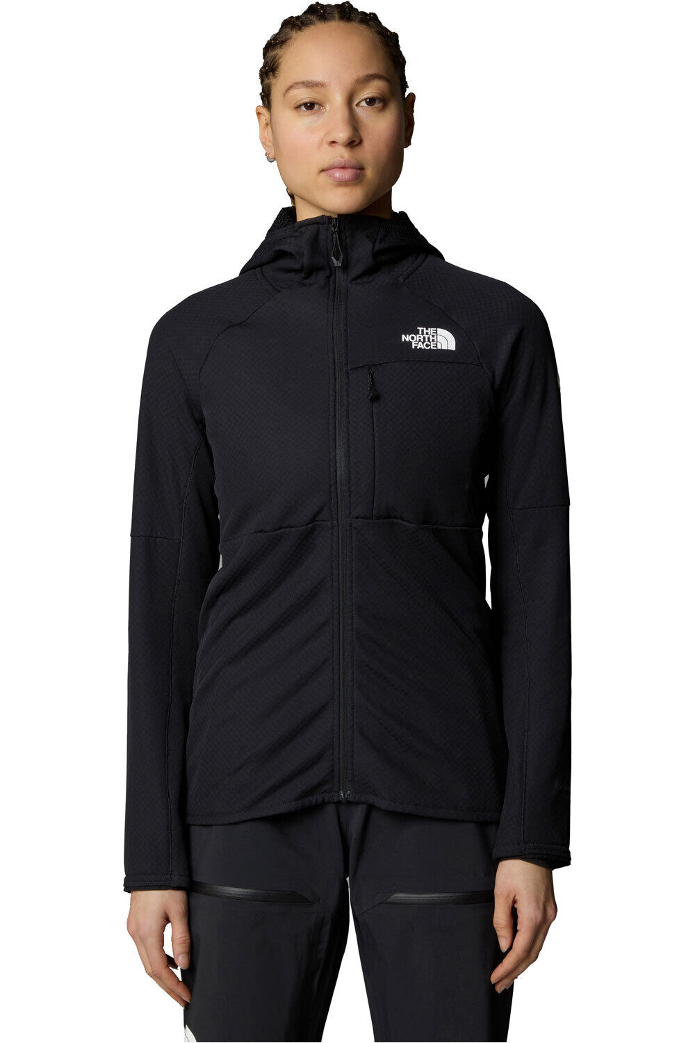 The North Face forro polar mujer W SUMMIT FUTUREFLEECE FZ HOODIE vista detalle