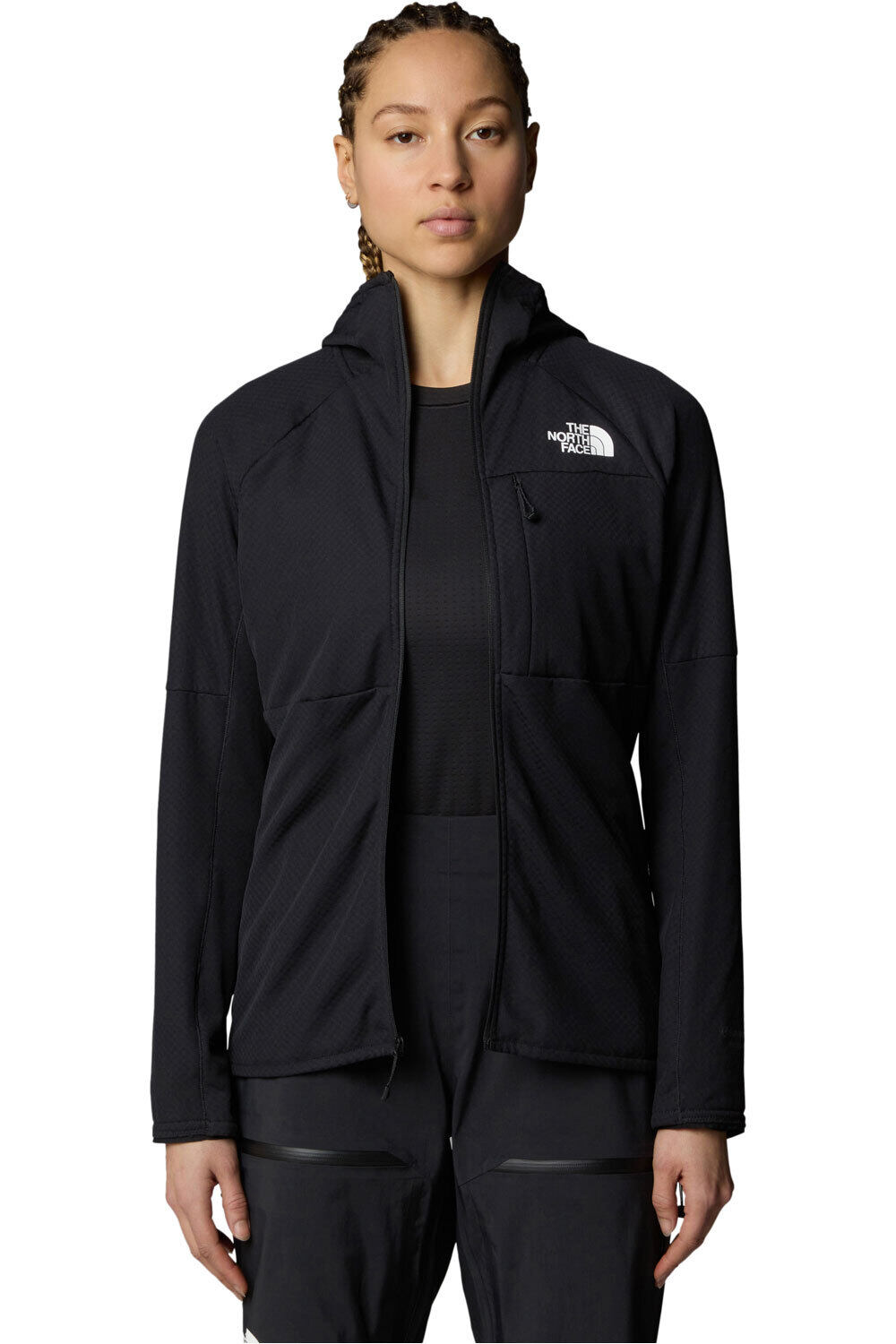 The North Face forro polar mujer W SUMMIT FUTUREFLEECE FZ HOODIE vista frontal