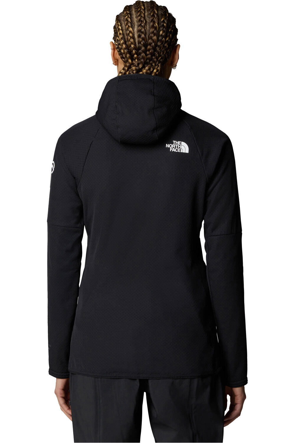 The North Face forro polar mujer W SUMMIT FUTUREFLEECE FZ HOODIE vista trasera