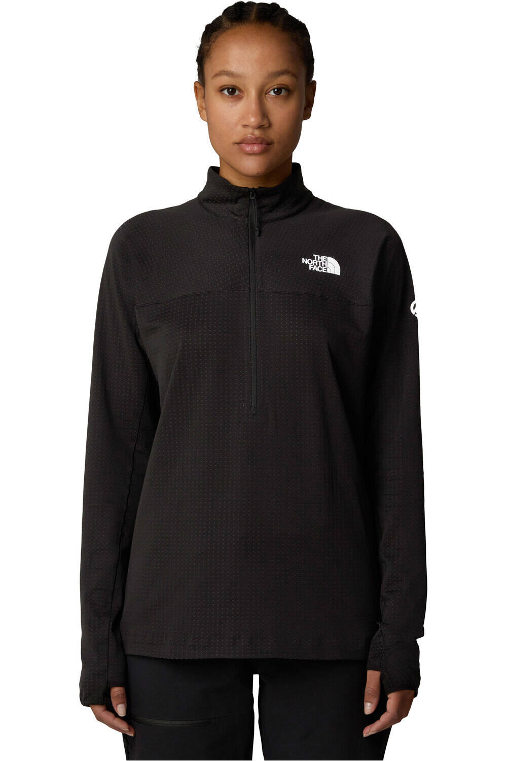 The North Face forro polar mujer W SUMMIT FUTUREFLEECE LT 1/2 ZIP vista frontal