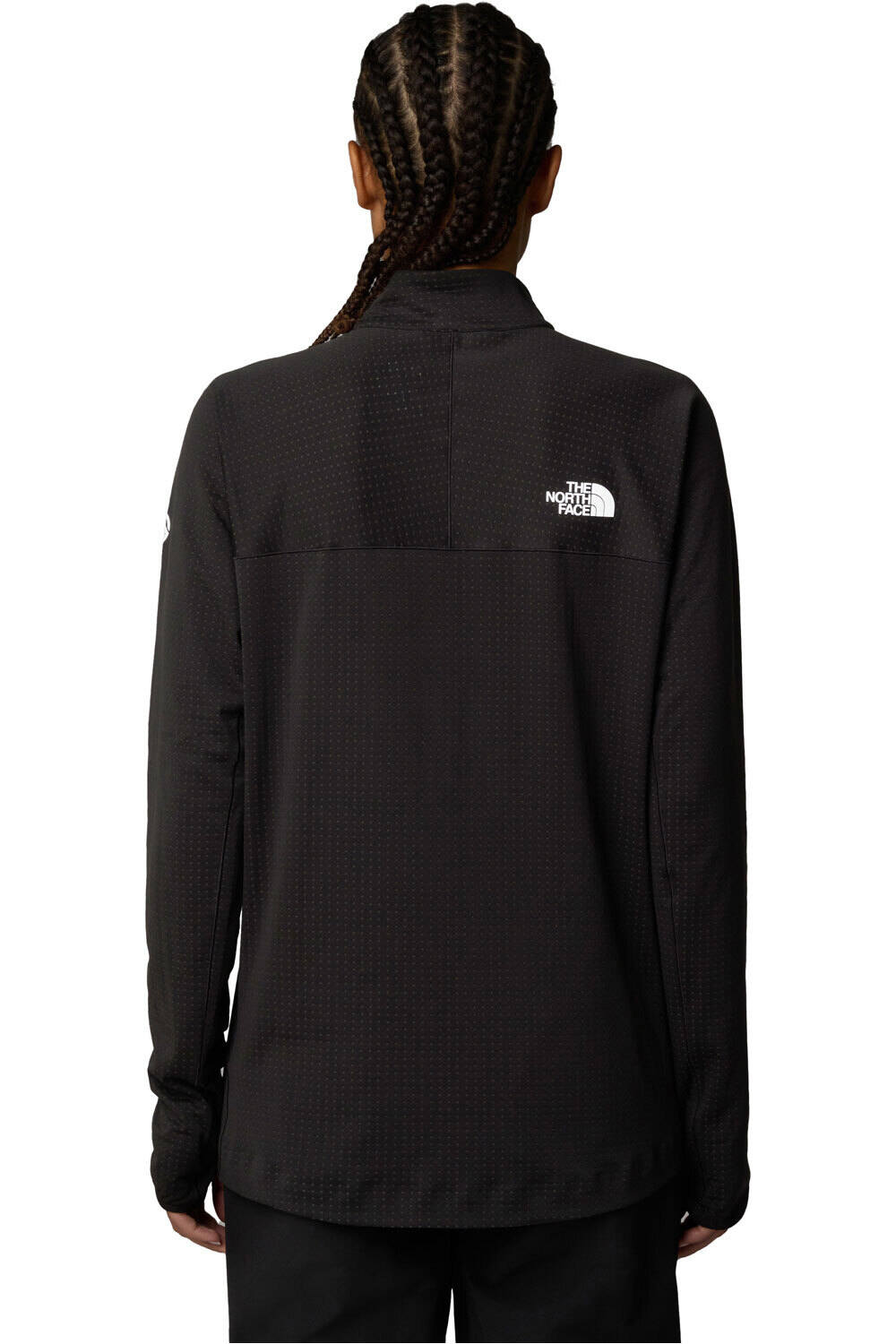 The North Face forro polar mujer W SUMMIT FUTUREFLEECE LT 1/2 ZIP vista trasera