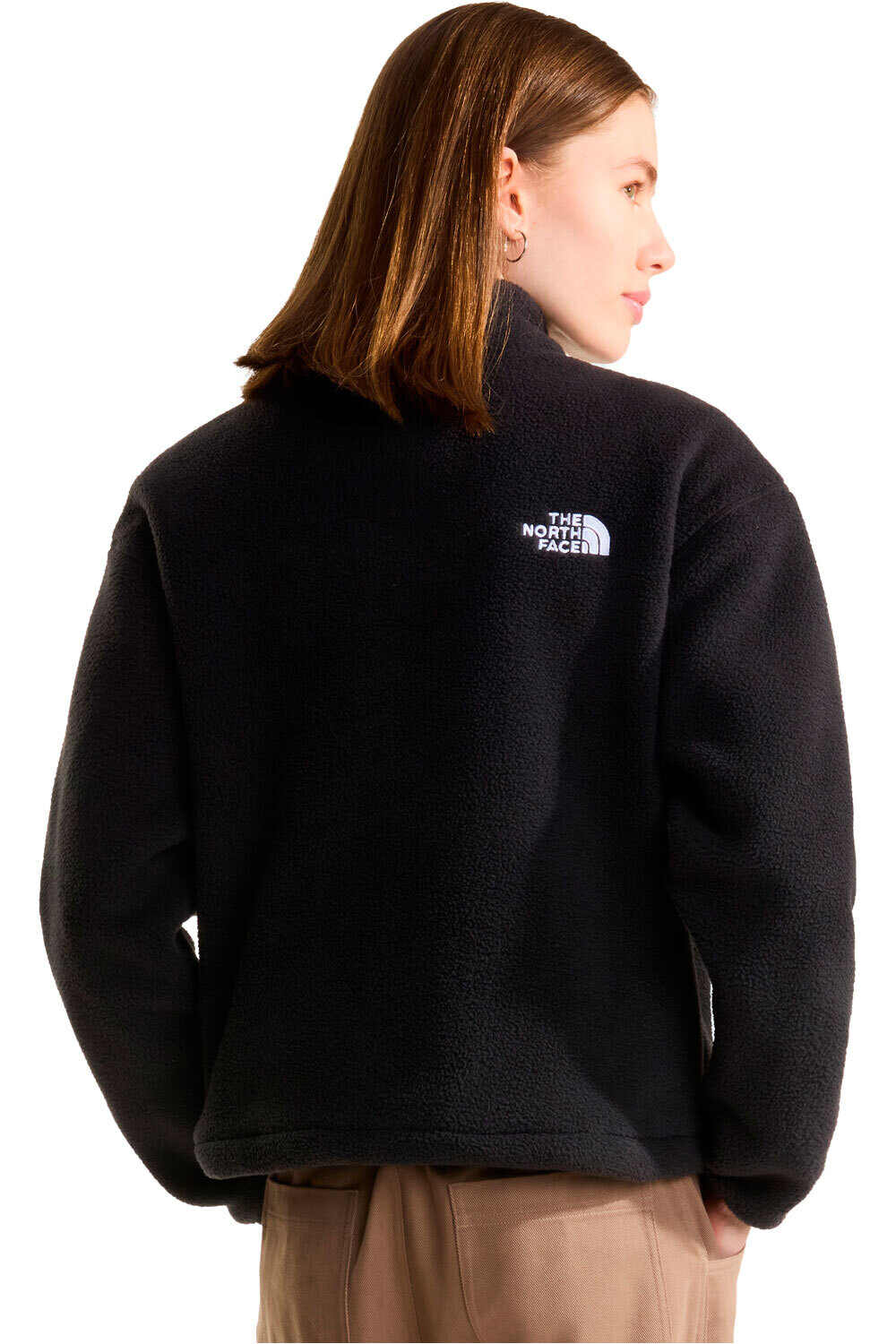 The North Face forro polar mujer W TNF FLEESKI 1/4 ZIP PO vista detalle
