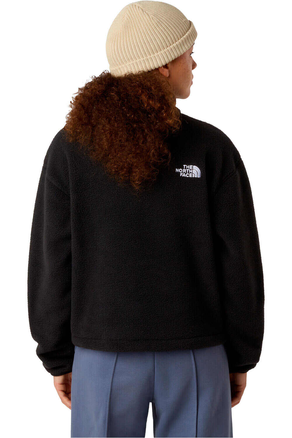 The North Face forro polar mujer W TNF FLEESKI 1/4 ZIP PO vista trasera