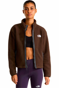 The North Face forro polar mujer W TNF FLEESKI FZ JACKET vista detalle