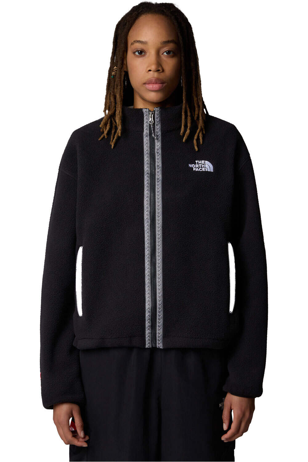 The North Face forro polar mujer W TNF FLEESKI FZ JACKET vista frontal