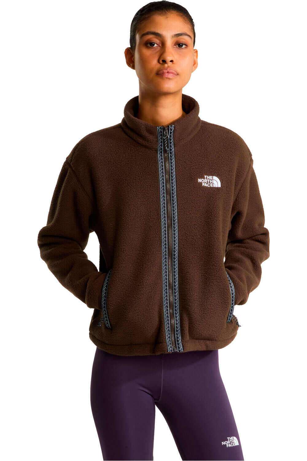 The North Face forro polar mujer W TNF FLEESKI FZ JACKET vista frontal
