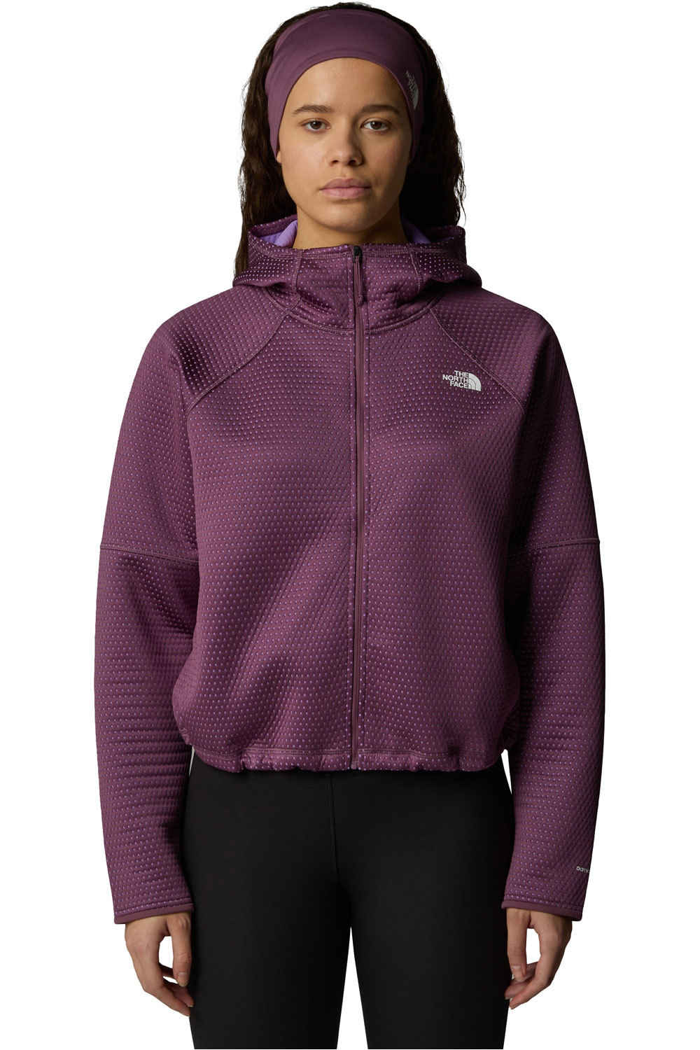 The North Face forro polar mujer W VERTICAL THERMAL FZ HOODIE vista frontal