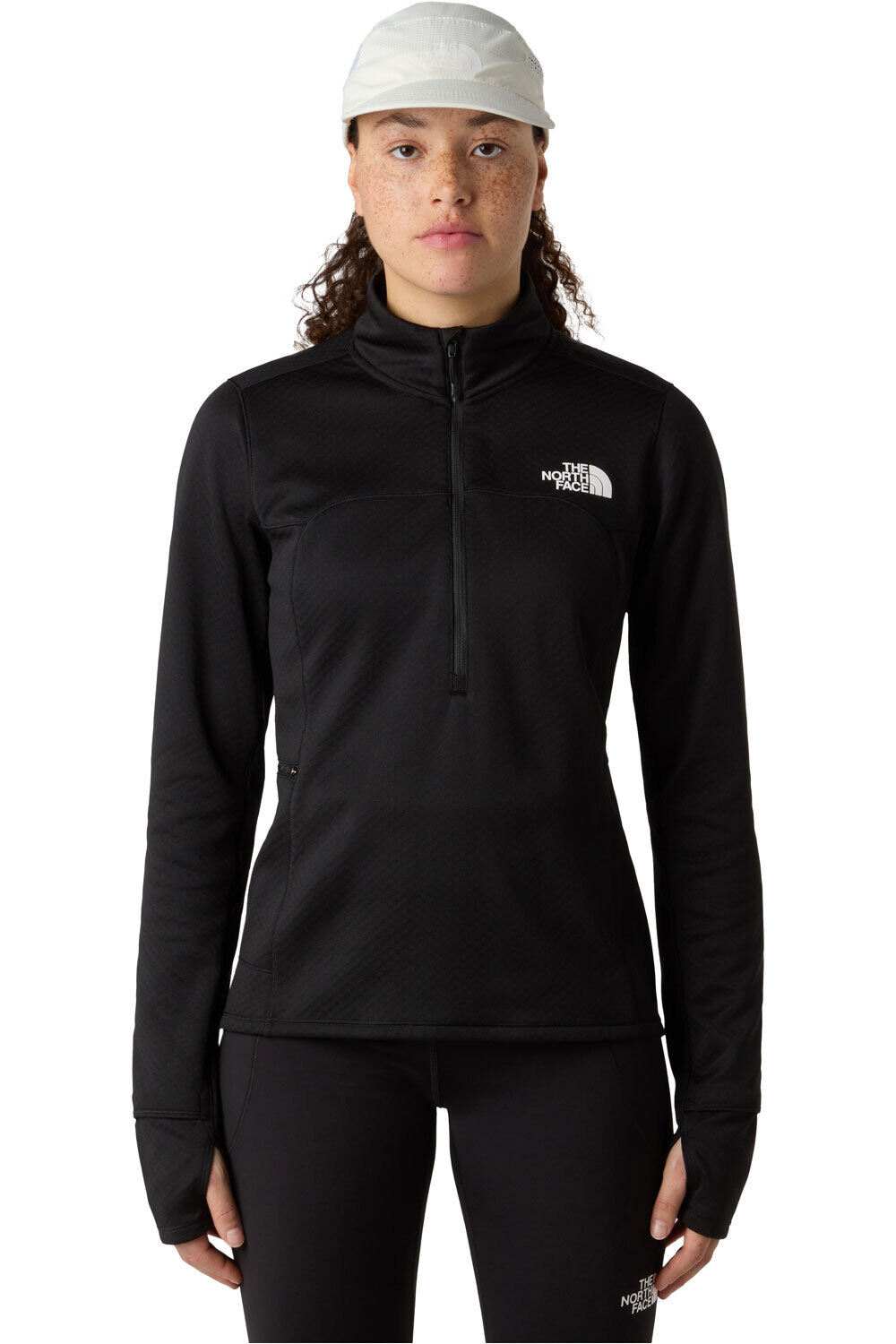 The North Face forro polar mujer W WINTER WARM PRO 1/4 ZIP vista frontal