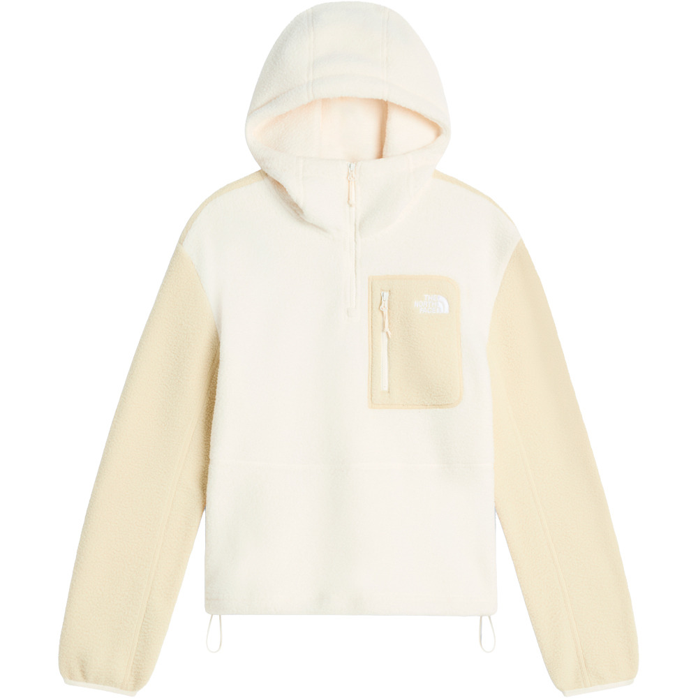 The North Face forro polar mujer W YUMIORI 1/4 ZIP HOOD NOVELTY vista detalle