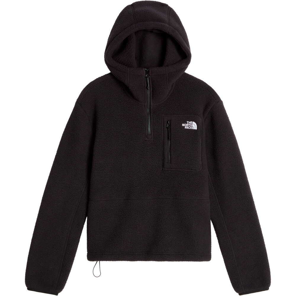 The North Face forro polar mujer W YUMIORI 1/4 ZIP HOOD NOVELTY vista frontal